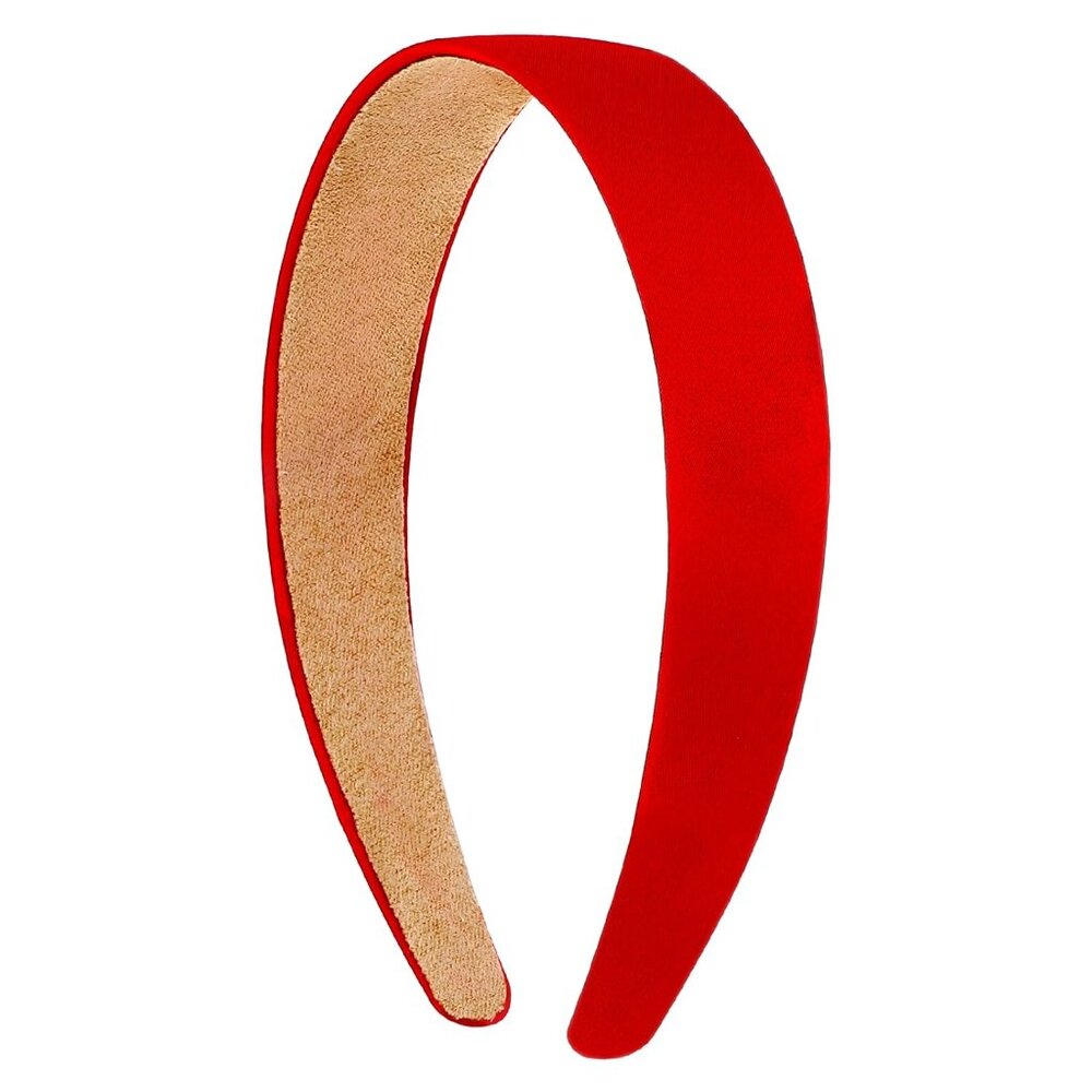Valentine's Day Red Non Slip Satin Headband Cosplay Diy Holiday Hair Band Gifts